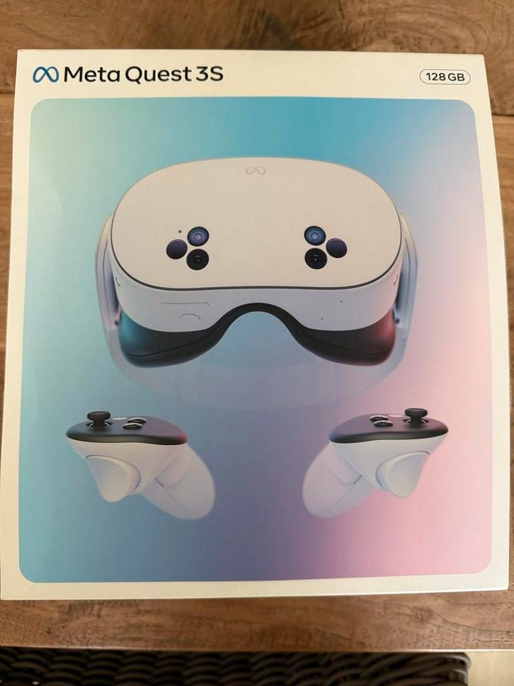 Meta Quest 3S 128 GB, Spelcomputers en Games, Virtual Reality, Zo goed als nieuw, Overige platformen, VR-bril, Ophalen of Verzenden