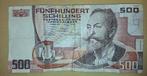 Biljet 500 Schilling Oostenrijk 1985, Ophalen of Verzenden