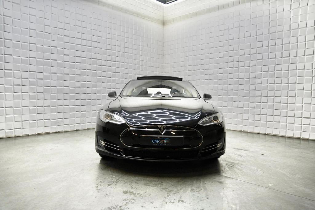 Tesla Model S 85 Performance + Pano LEER CAM FREE CHARGE, Auto's, Tesla, Achterwielaandrijving, Gebruikt, Zwart, Model S