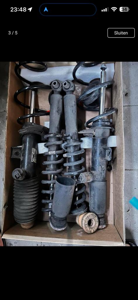 Veren + schokdempers F20 Xdrive, Ophalen