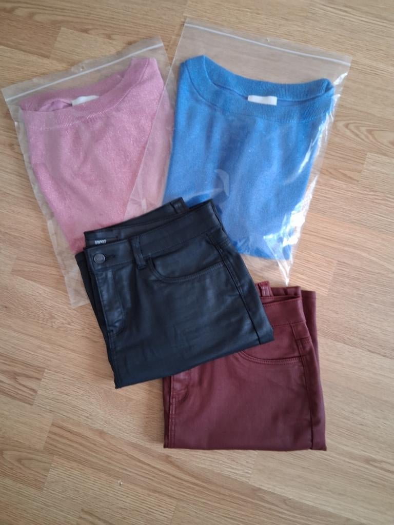 2 Shoeby glitter tops, + gratis 2 rokjes!, Maat 38/40 (M), Blauw, Ophalen of Verzenden, Zo goed als nieuw