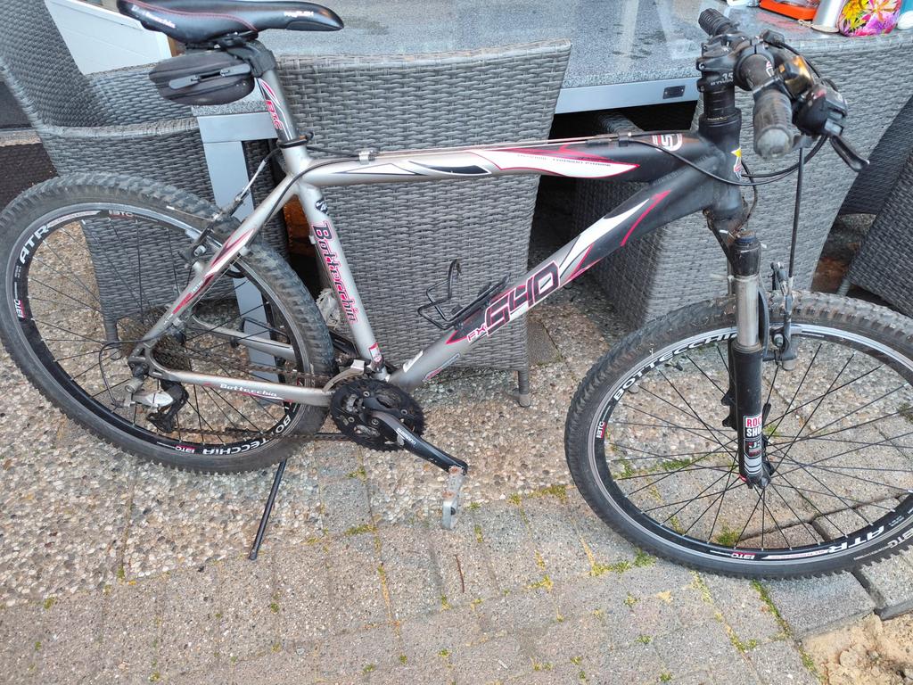 Bottecchia mountainbike, maat 48, Fietsen en Brommers, Fietsen | Heren | Sportfietsen en Toerfietsen, Gebruikt, Velgrem, Minder dan 49 cm