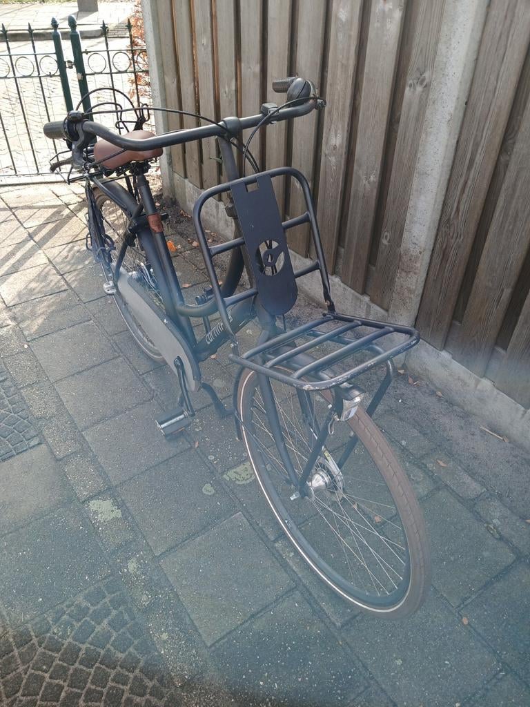 Cortina U4 Transportfiets dames/meiden - Mat Zwart, Fietsen en Brommers, Overige merken, Velgrem, Versnellingen, Ophalen of Verzenden