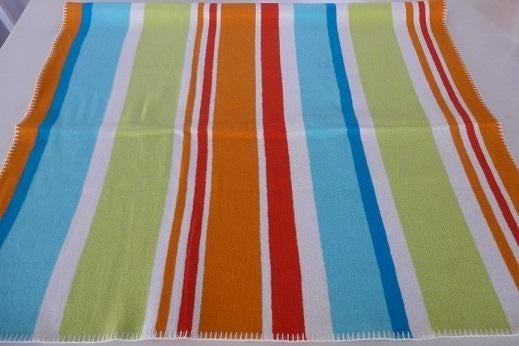 kinder deken HEMA gestreept vrolijk gekleurd katoen, Ophalen, Nieuw, 100 cm of meer, Deken
