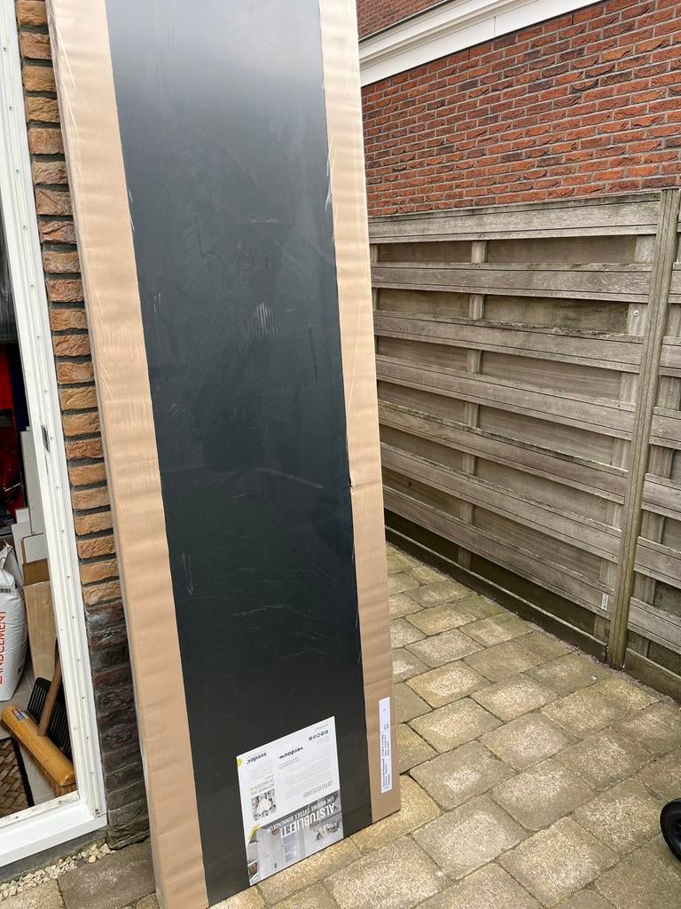 Svedex Lakdeur Zwart 730x2315mm - Nieuw in verpakking, Doe-het-zelf en Verbouw, Deuren en Horren, Ophalen, Minder dan 80 cm, 215 cm of meer