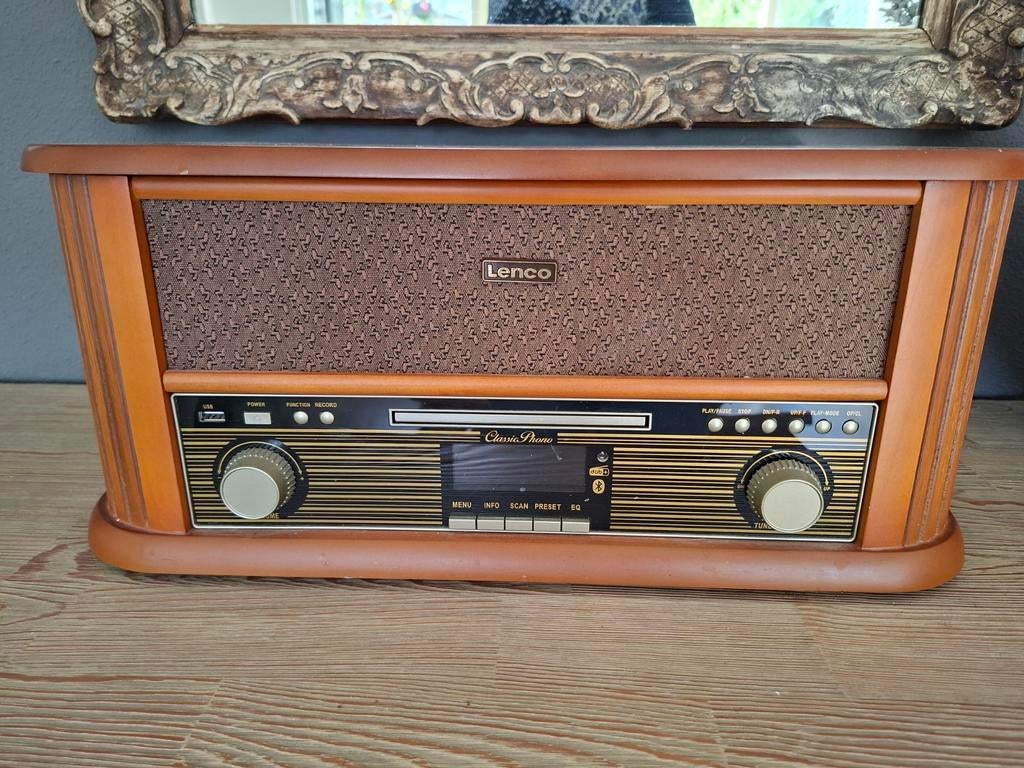 Nostalgische Muziekinstallatie met o.a. platenspeler, Audio, Tv en Foto, Stereo-sets, Ophalen, Gebruikt, Tuner of Radio, Overige merken