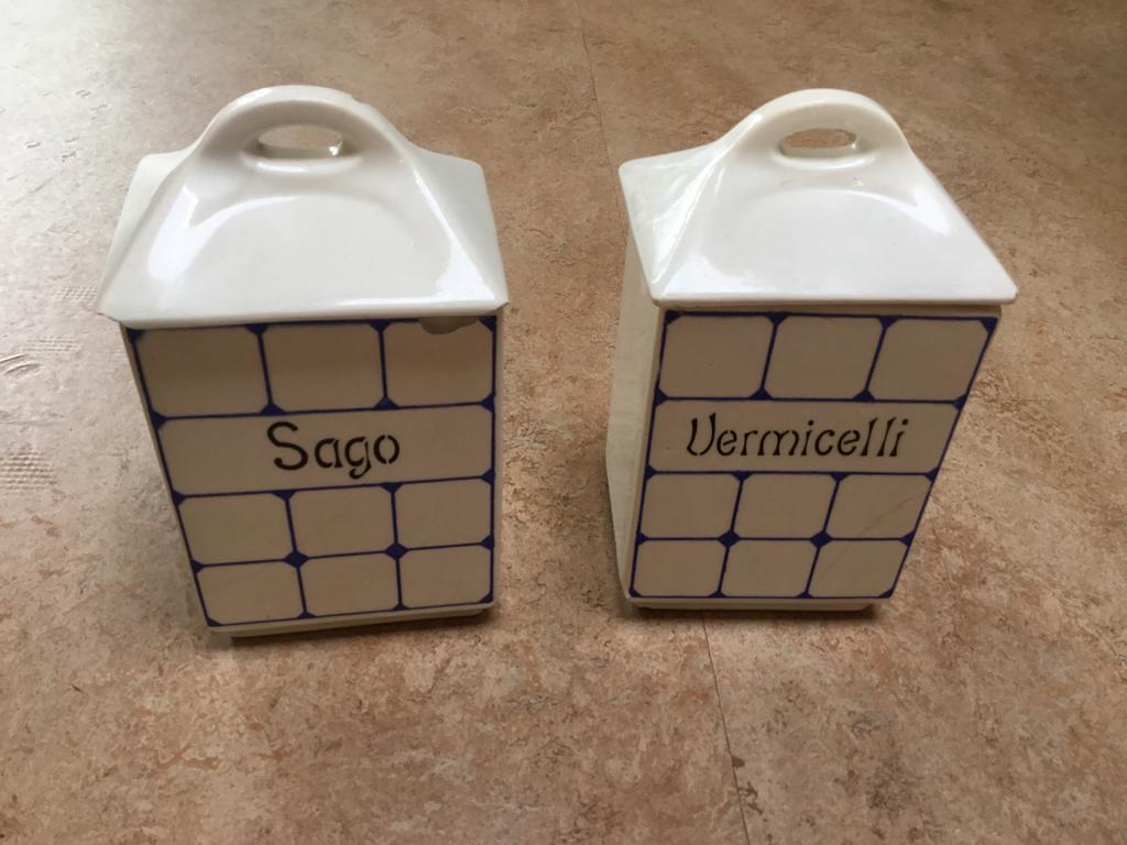 Antieke Voorraadpotten - Set van 2, Antiek en Kunst, Antiek | Keukenbenodigdheden, Ophalen