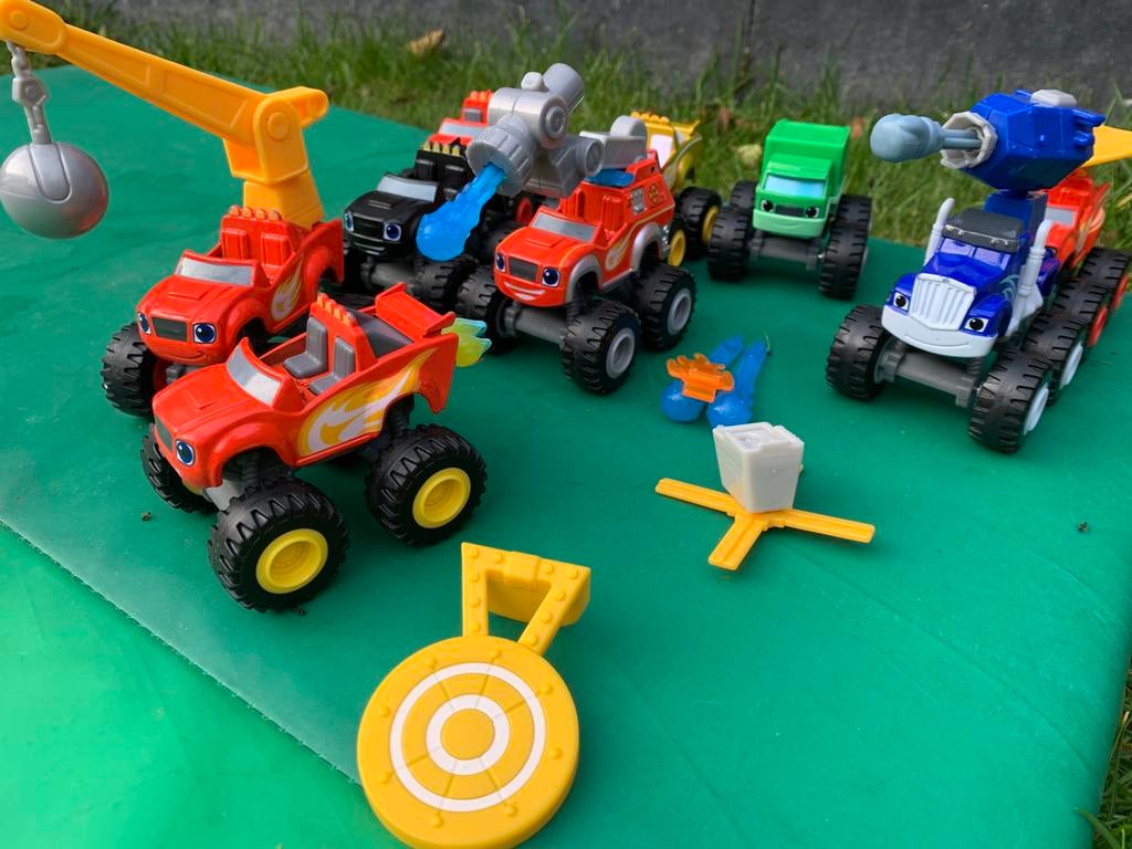 Blaze en de monsterwielen speelsets, Ophalen of Verzenden, Gebruikt