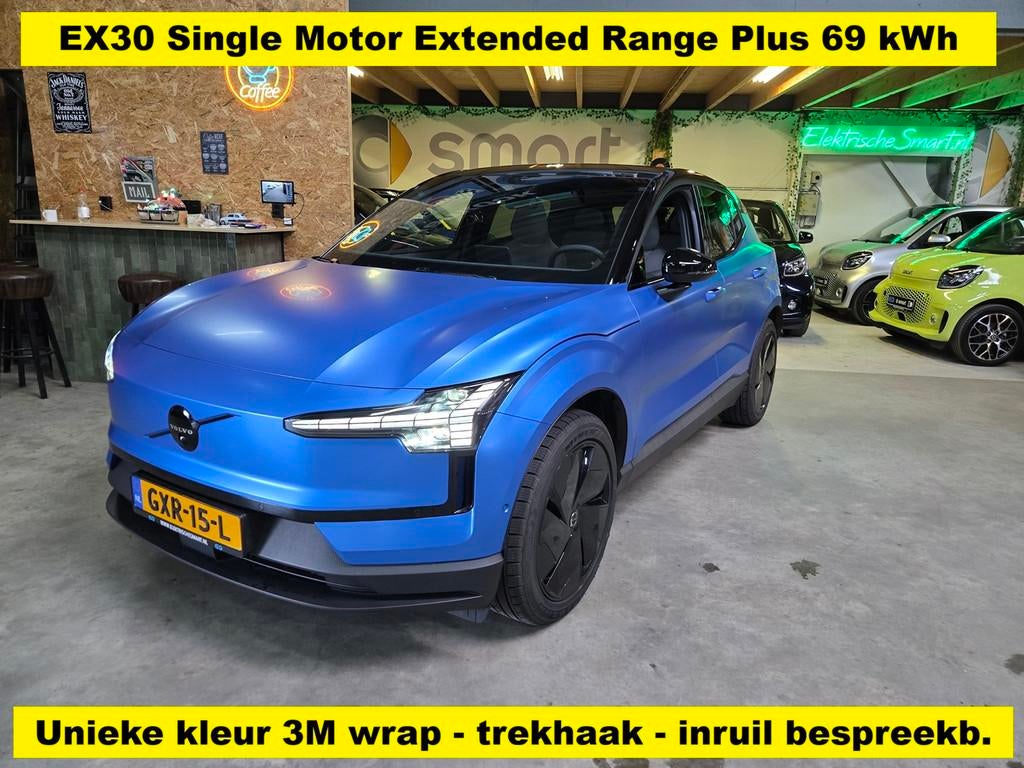 Volvo EX30 Extended Range Plus 69 kWh, 12 mnd. garantie - un, Auto's, Volvo, Automaat, 476 km, Gebruikt, Huisgarantie