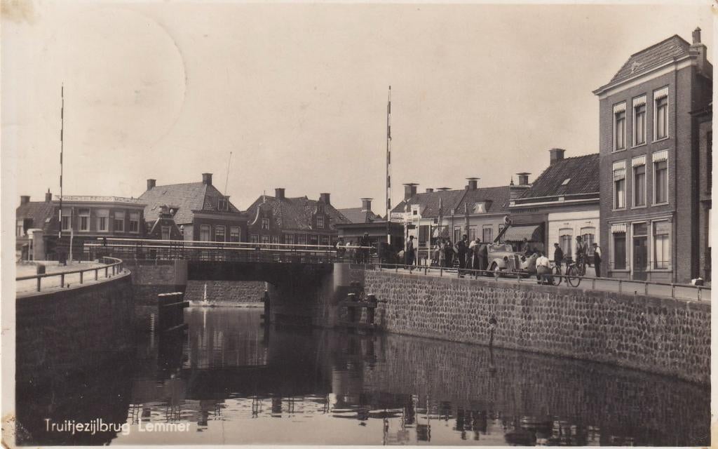 Lemmer, 1942., Verzenden, 1940 tot 1960, Gelopen, Friesland