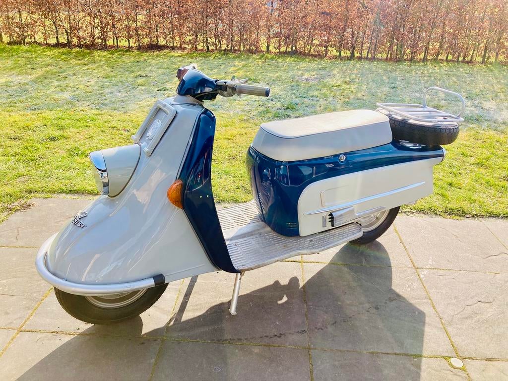 Prachtige Heinkel inc kenteken  &DKW & Ducati & Honda, Motoren