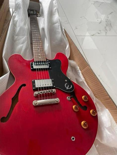 Epiphone ES-335 Dot - Semi-akoestische gitaar, Ophalen, Gebruikt, Semi-solid body, Epiphone