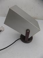 Spot verlichting metaal jaren 70 vintage retro grijs zwart, Huis en Inrichting, Ophalen of Verzenden, Gebruikt