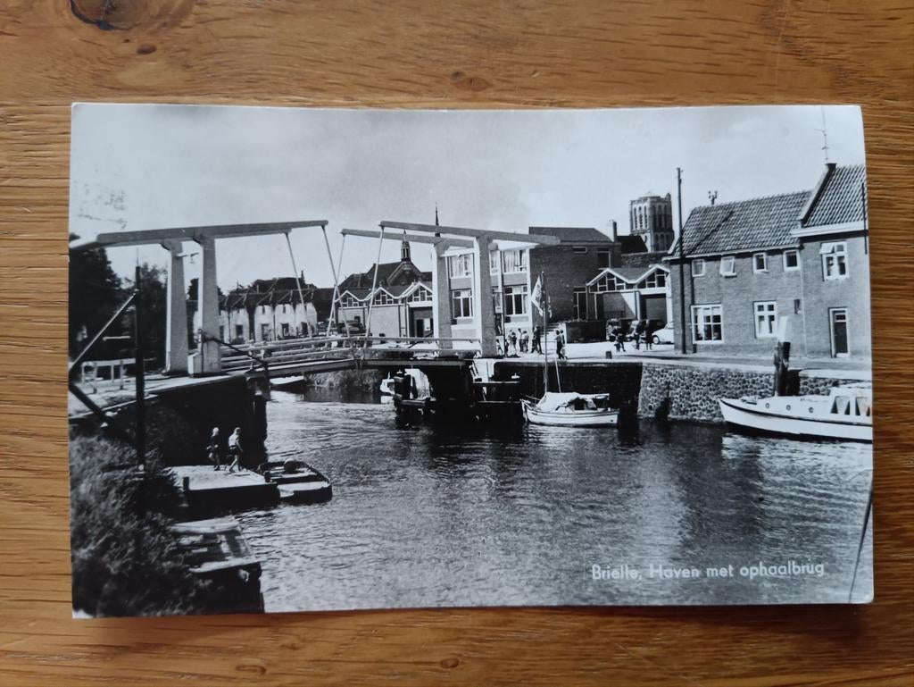 Brielle Haven met ophaalbrug, Ophalen of Verzenden, Gelopen, Zuid-Holland