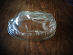 Vintage glazen puddingvorm, konijn, doorsnede 18,5 cm, Overige typen, Ophalen of Verzenden, Overige stijlen, Glas