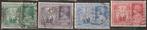 India Michel nr. 178-181 Gebruikt, Verzenden, Gestempeld, Zuid-Azië