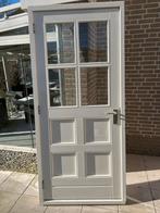 Achterdeur in kozijn 100x220 cm, Doe-het-zelf en Verbouw, Deuren en Horren, Gebruikt, 80 tot 100 cm, 215 cm of meer, Ophalen of Verzenden