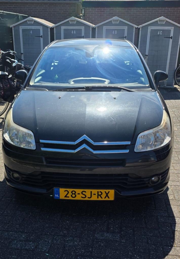 Citroën C4 1.6 16V Coupe 2006 Zwart, Auto's, Citroën, Voorwielaandrijving, 4 cilinders, Zwart, 1175 kg