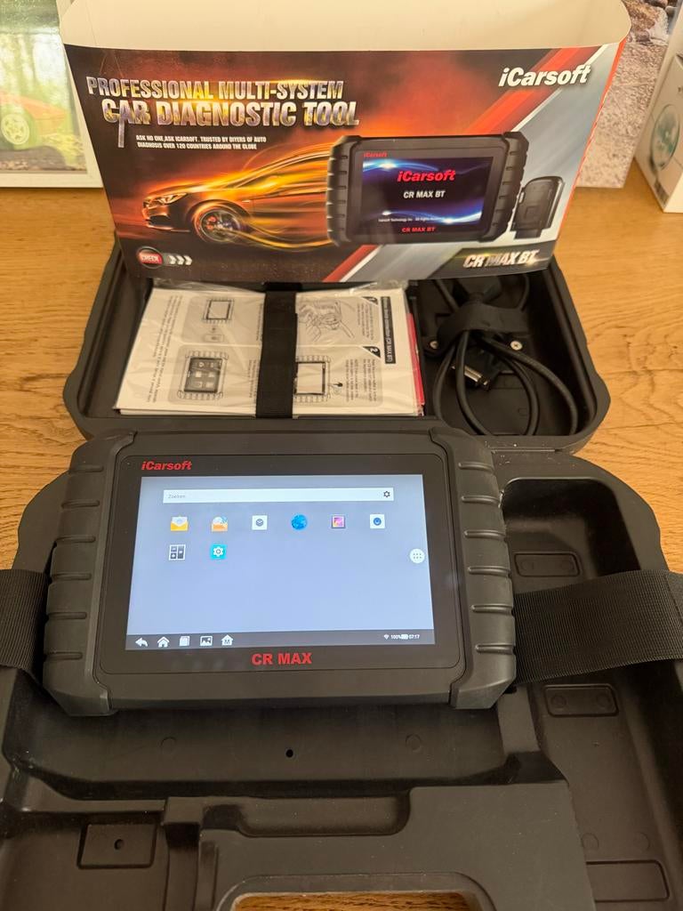 iCarsoft CR Max OBD2 Scanner Diagnosetool, Ophalen of Verzenden, Gebruikt