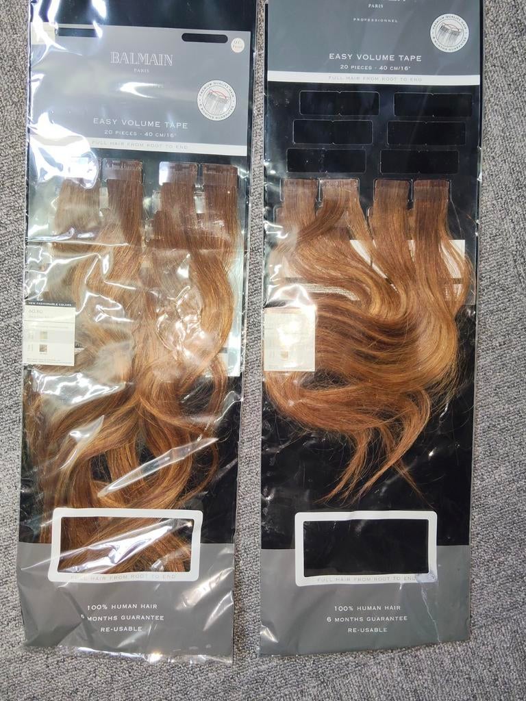 Balmain tape extensions 40 cm human hair nieuw 30 stuks, Sieraden, Tassen en Uiterlijk, Uiterlijk | Haarverzorging, Ophalen of Verzenden