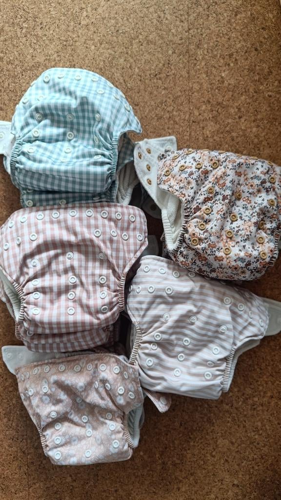 14 Wasbare Luiers, All in one Pearl Pocket Nappy (Nappy), Ophalen of Verzenden, Gebruikt