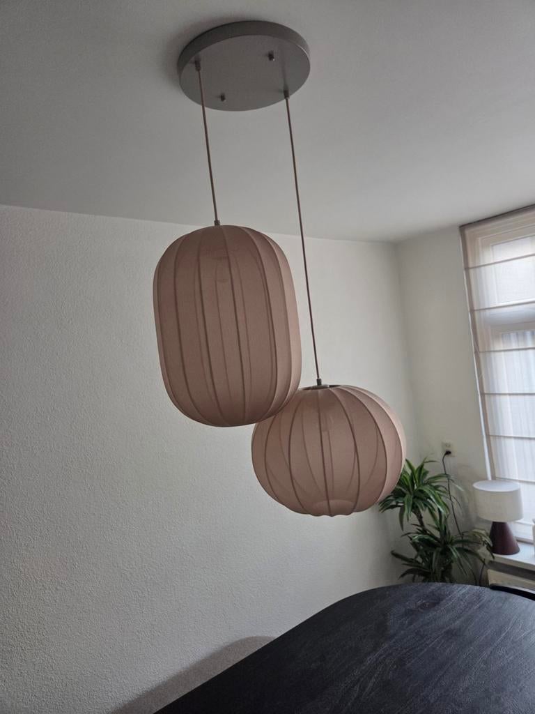Hanglamp beige/taupe, Ophalen of Verzenden