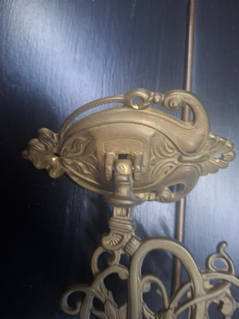 Wandapplik wandkandelaar antieke hooggepolijste kandelaar met 2 armen en goudkleurige finish