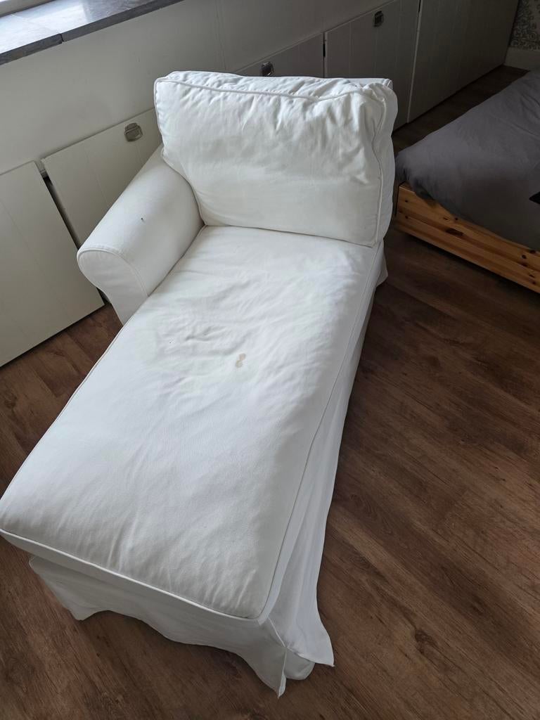 Witte chaise longue, Huis en Inrichting, Ophalen