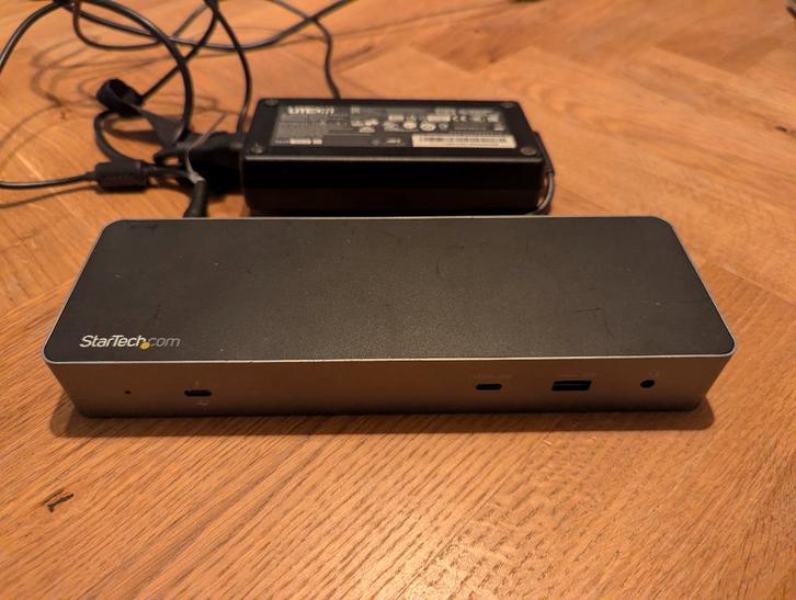 Startech docking TB3CDK2DHUE Thunderbolt 3 USB-C Dual 4K, Computers en Software, Dockingstations, Gebruikt, Docking station, Laptop