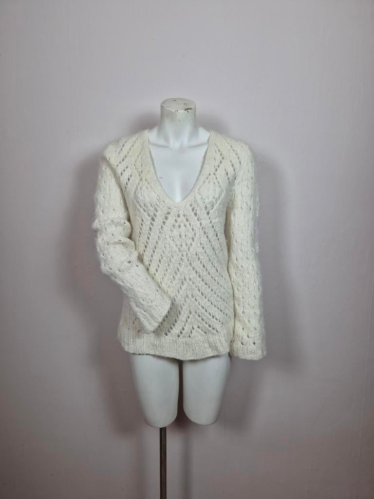 Inti baby alpaca trui maat M, Maat 38/40 (M), Wit, Ophalen of Verzenden, Zo goed als nieuw