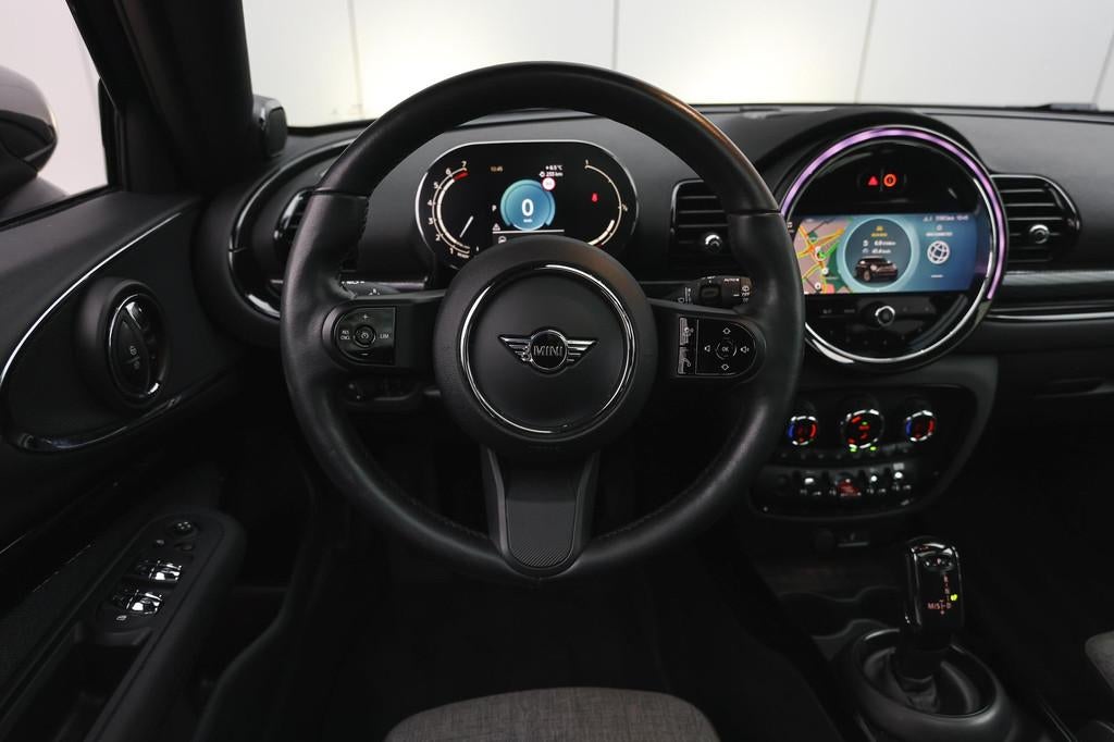 MINI Clubman Cooper Richmond Park Automaat / Panoramadak / C, Auto's, Mini, 136 pk, Gebruikt, Blauw, Leder en Stof