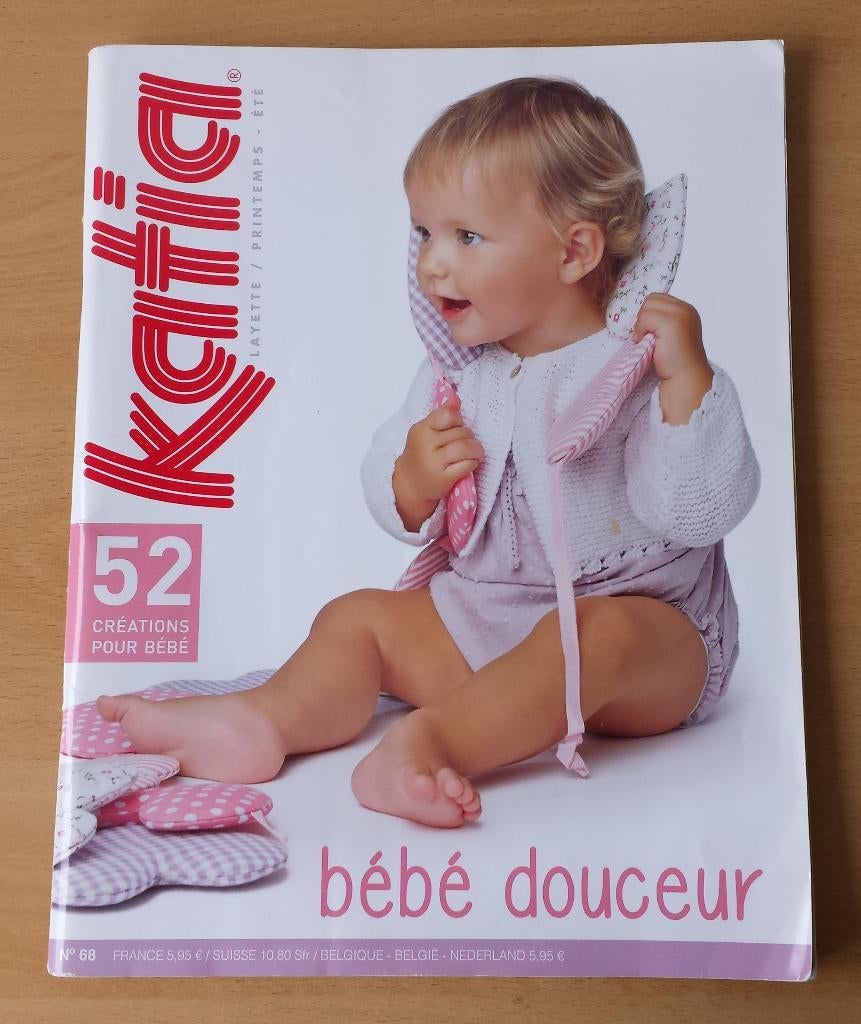 Katia Bébé Douceur - nr. 68 - Baby haken en breien, Gebruikt, Breien of Haken, Ophalen of Verzenden, Katia