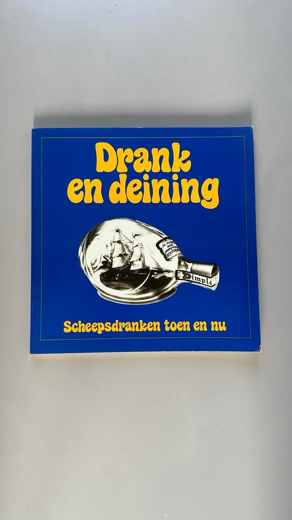Rob Hautvast - Drank en Deining - Scheepsdranken toen en nu, Boeken, Ophalen of Verzenden, Gelezen