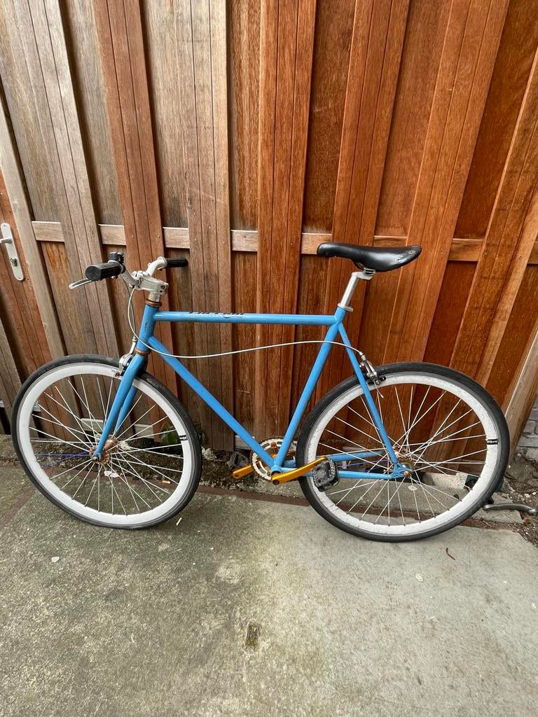 Cheetah fixed gear fiets blauw, 53 tot 57 cm, Ophalen, Gebruikt, Overige merken