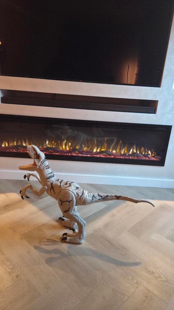 Mattel Jurassic World Super Colossal Atrociraptor 93 cm, Ophalen, Zo goed als nieuw