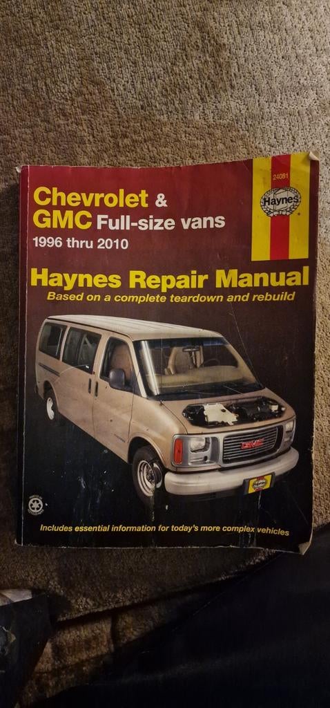 handleiding GMC Savana / Chevrolet Express, Auto diversen, Handleidingen en Instructieboekjes, Ophalen of Verzenden