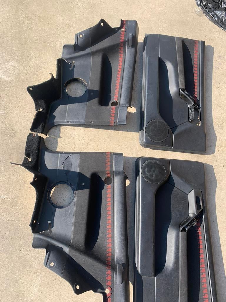 Golf mk3 recaro deurpanelen rood 3 deurs, Ophalen, Gebruikt, Volkswagen