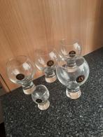 Set van 5 Licor 43 glazen - diverse maten, Glas of Glazen, Gebruikt, Ophalen of Verzenden, Glas