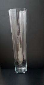 Nieuwe hoge glazen cilindervaas, Huis en Inrichting, Ophalen, Overige kleuren, 50 tot 75 cm, Nieuw