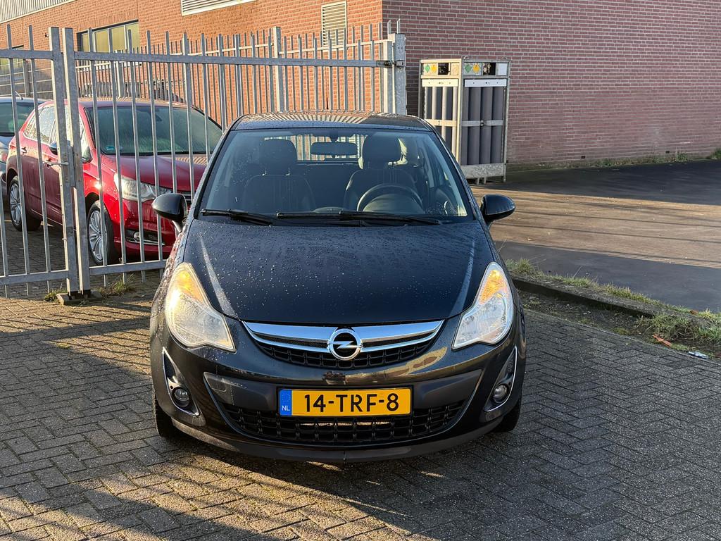 Opel Corsa 1.2-16V Anniversary Edition 86PK! NL AUTO NAP! Cr, Voorwielaandrijving, Euro 5, Zwart, 4 cilinders