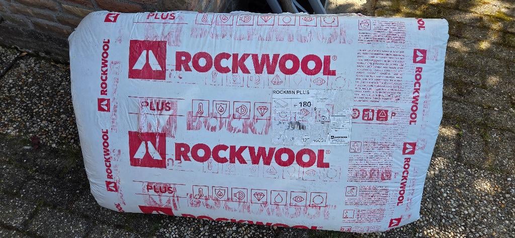 Rockwool rockmin plus 180 dik, Ophalen, Dakisolatie, 12 cm of meer, Nieuw