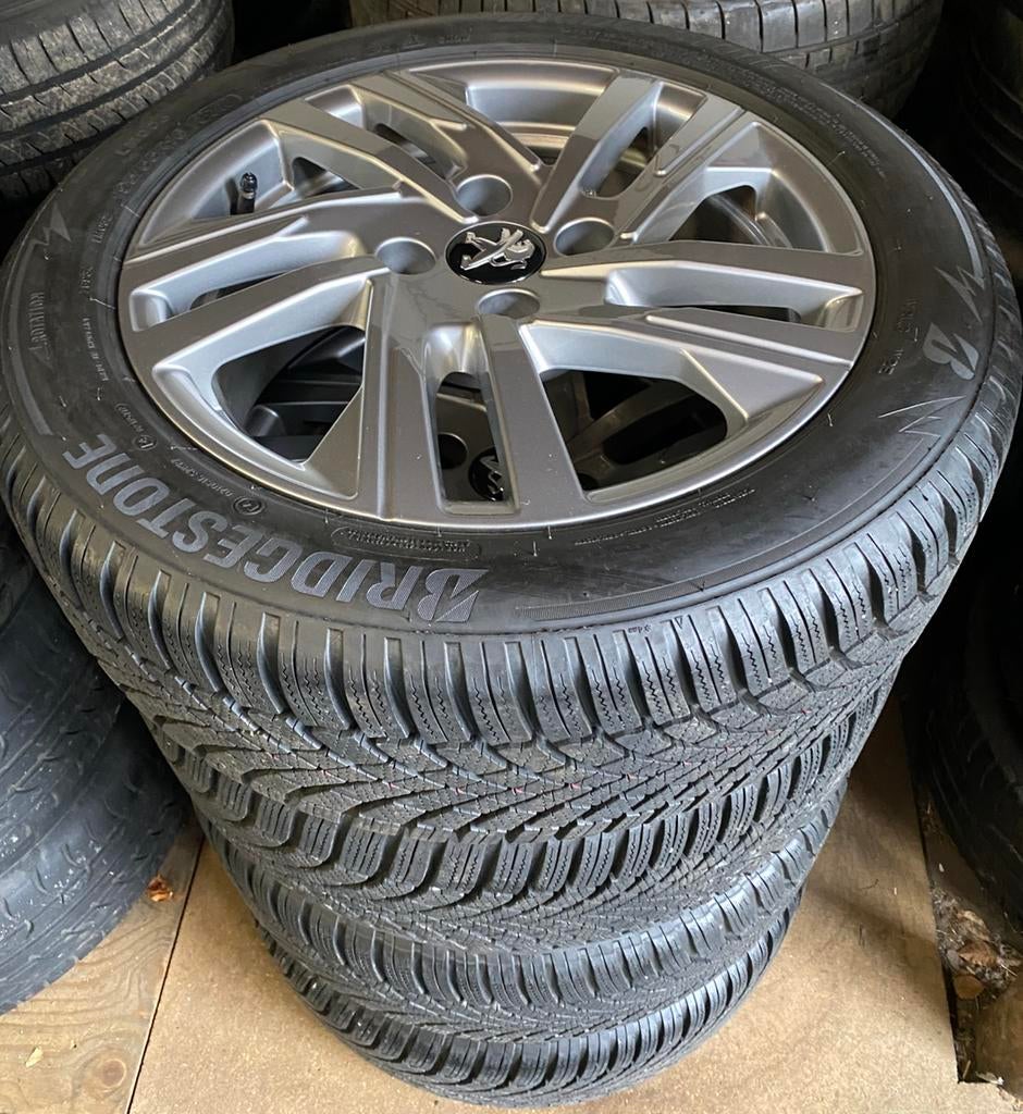 ALS NW 16” Peugeot 208 2024 velgen + 195/55 R16 winterbanden, Auto-onderdelen, Banden en Velgen, 16 inch, Banden en Velgen, Nieuw