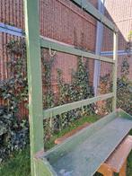 Brocante groen houten keukenrek keuken pannen, Ophalen