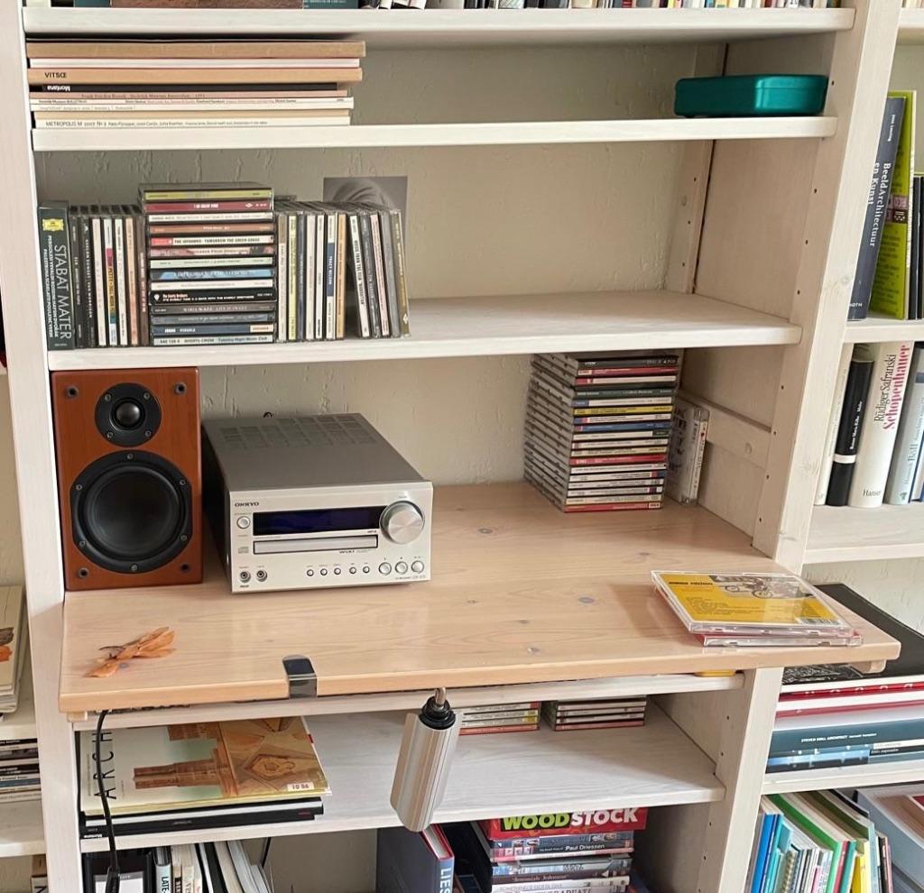 Lundia verbreed (computer) schap, Huis en Inrichting, Kasten | Boekenkasten, Ophalen, Met plank(en), 50 tot 100 cm, Minder dan 100 cm