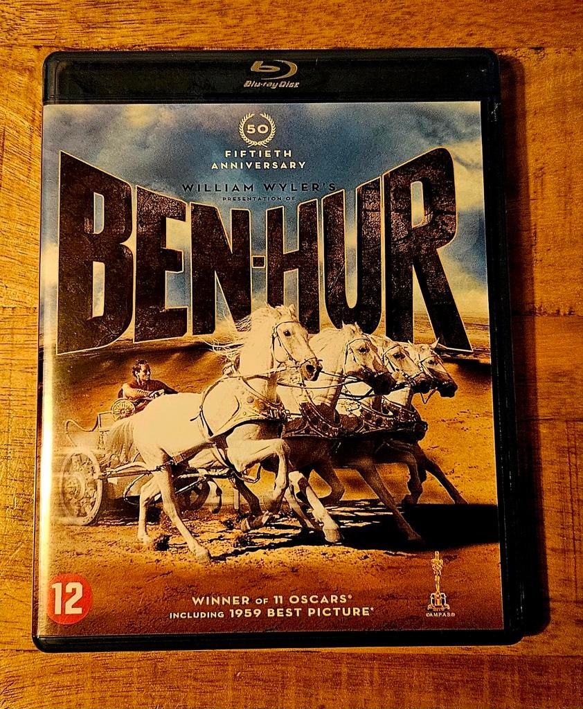 Ben-Hur Blu-ray Disc 50th Anniversary, Ophalen of Verzenden, Zo goed als nieuw