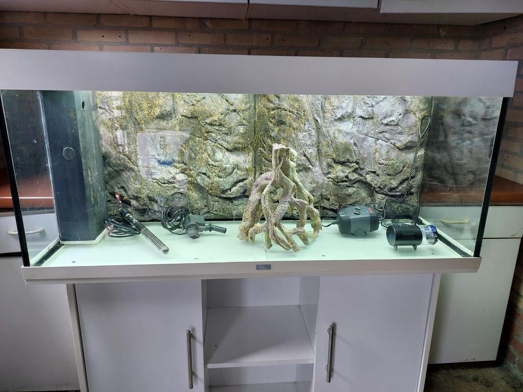 Juwel Aquarium Rio 240 liter + onderkast  + toebehoren, Gebruikt, Leeg aquarium, Juwel, Ophalen