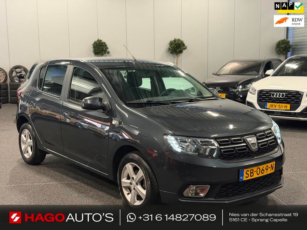 Dacia Sandero 0.9 TCe Bi-Fuel Laureate AIRCO/NAVI/CRUISE/CAM, Voorwielaandrijving, 898 cc, Stof, Euro 6