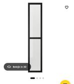 2x IKEA Oxberg vitrinedeur zwart eiken voor Billy kast, Huis en Inrichting, Kasten | Vitrinekasten, Ophalen, Minder dan 50 cm