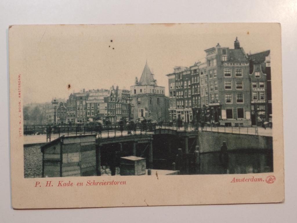 Amsterdam 624 Uitg N.J.Boon, Verzenden, Voor 1920, Ongelopen, Noord-Holland