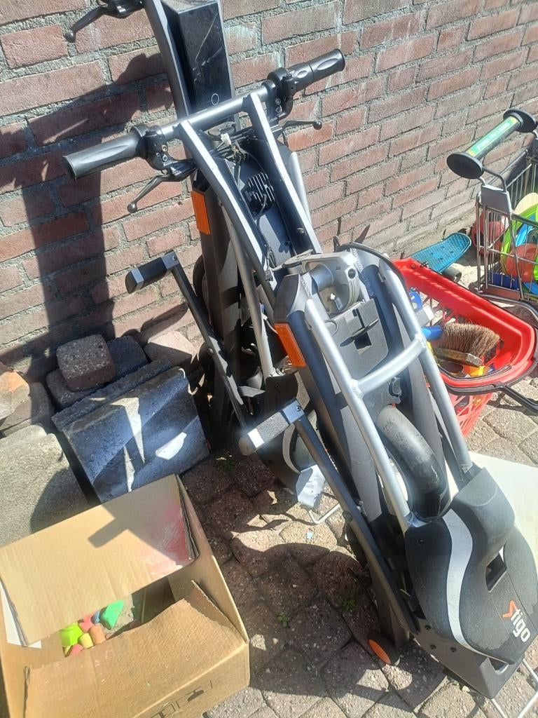 2x Stigo Vouw Scooter - Loop, sloop of onderdelen, Ophalen of Verzenden, Gebruikt, Elektrische step (E-scooter), Stigo